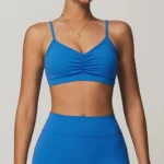 Reggiseno Sportivo Sexy Rib Yoga Bra – Fitness Top Donna, Senza Cuciture, Push-Up, Intimo Sportivo Ad Alto Impatto