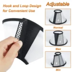 Elizabeth Circle Pet Cover Protettiva per Cani e Gatti - Collare Anti-Morso per Animali, Accessorio per Gattini - immagine 5