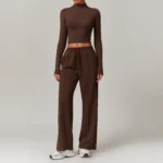 Sweltering - Set Yoga Donna 2 Pezzi con Felpa con Cappuccio e Leggings - immagine 6