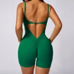 Hearuisavy - V Back Tuta Intera Donna, Tuta Sportiva Elasticizzata per Yoga, Fitness e Allenamento - immagine 5