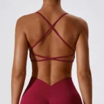 Sweltering - Set Yoga Donna 2 Pezzi Senza Cuciture con Reggiseno Sportivo e Leggings a Vita Alta - immagine 3
