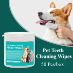 Salviette Usa e Getta per la Pulizia degli Animali Domestici - Cura Denti, Orecchie e Rimozione Acari per Cani e Gatti