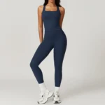Sweltering - Set Yoga Donna 2 Pezzi con Top Push-Up e Leggings a Vita Alta
