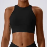 Reggiseno Sportivo Sexy Rib Yoga Bra – Fitness Top Donna, Senza Cuciture, Push-Up, Intimo Sportivo Ad Alto Impatto - immagine 3