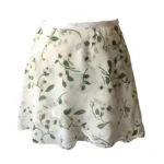 Grembiule da Balletto con Gonna – Abito da Danza Chiffon con Stampa Floreale per Adulti e Bambine, Tutu da Balletto 2023 - immagine 2