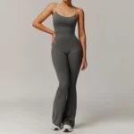 Sweltering - Tuta Yoga Sexy Donna Monopezzo con Schiena Incrociata e Scrunch - immagine 4