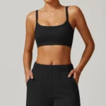 Sweltering - Top Fitness Donna Push-Up Traspirante per Yoga e Allenamento - immagine 3