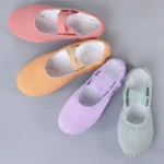 Sweltering - Scarpe da Ballo Morandi in Tela per Donna e Bambina, Suola Morbida per Balletto e Allenamento