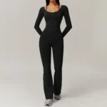 Sweltering - Set da Yoga 2 Pezzi Donna con Reggiseno a Maniche Lunghe e Leggings a Vita Alta per Allenamento Fitness - immagine 2