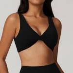 Sweltering - Reggiseno Yoga Donna con Spalline Incrociate e Schiena Hollow Back - immagine 5
