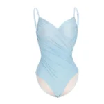 Body da Danza Elegante da Donna | Scollo a V e Pieghettato per Ginnastica, Pattinaggio e Costumi da Bagno - immagine 4