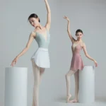 Elegante Body da Ginnastica per Balletto – Alta Croce, Colletto Impiombato a Coda di Pesce con Apertura a Forma di U - immagine 2
