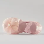 Scarpe da Ballo per Bambini con Suola Morbida, Decorazione a Coniglio e Lace-up per Ballerine, Performance e Stage - immagine 3
