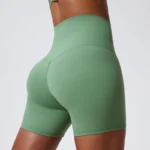 Hearuisavy Pantaloncini Push-Up Yoga a Vita Alta, Leggings Sportivi da Palestra per Donna, Pantaloncini da Ciclismo per Allenamento di Alta Qualità - immagine 2