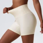 Hearuisavy Pantaloncini Push-Up Yoga a Vita Alta, Leggings Sportivi da Palestra per Donna, Pantaloncini da Ciclismo per Allenamento di Alta Qualità - immagine 3