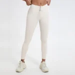 Hearuisavy - Leggings Yoga Push-Up Alta Compressione con Coulisse | Leggings Sportivi Traspiranti a Vita Alta per Donna - immagine 2
