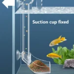 Tubo di Alimentazione per Serbatoio di Pesce - Dispositivo di Alimentazione per Gamberetti e Pesci, Alimentazione Precisa, Vassoio in Cristallo