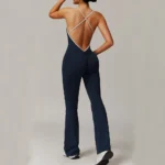 Sweltering - Tuta Yoga Sexy Donna Monopezzo con Schiena Incrociata e Scrunch - immagine 2