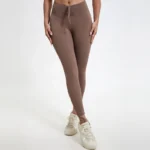 Hearuisavy - Leggings Yoga Push-Up Alta Compressione con Coulisse | Leggings Sportivi Traspiranti a Vita Alta per Donna - immagine 6