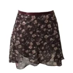 Grembiule da Balletto con Gonna – Abito da Danza Chiffon con Stampa Floreale per Adulti e Bambine, Tutu da Balletto 2023 - immagine 3