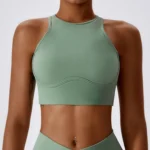 Reggiseno Sportivo Sexy Rib Yoga Bra – Fitness Top Donna, Senza Cuciture, Push-Up, Intimo Sportivo Ad Alto Impatto - immagine 5