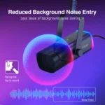 Kit Microfono da Gioco FIFINE XLR/USB con Supporto Muto, RGB, e Braccio per Cuffie – Microfono Dinamico per PC e PS5/4 con Mixer Amplificatore AM8T - immagine 3