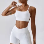 Reggiseno Sportivo Incrociato Sexy - Top da Palestra Donna per Allenamento e Yoga - immagine 5