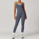 Sweltering - Tuta Yoga Donna Senza Schiena Sexy, Tuta Sportiva da Allenamento in Nylon per Fitness e Yoga - immagine 4
