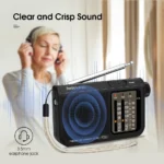 Retekess V117 - Radio Portatile Multibanda AM/FM/SW a Batterie - immagine 5