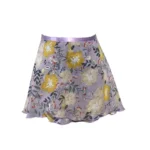 Grembiule da Balletto con Gonna – Abito da Danza Chiffon con Stampa Floreale per Adulti e Bambine, Tutu da Balletto 2023 - immagine 6