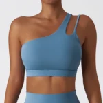Sweltering - Reggiseno Yoga Monospalla Push-Up Donna per Fitness e Running - immagine 5