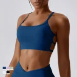 Reggiseno Sportivo Incrociato Sexy - Top da Palestra Donna per Allenamento e Yoga - immagine 2