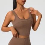 Sweltering - Reggiseno Yoga Sportivo Push Up per Donna | Crop Top Imbottito da Allenamento per Fitness e Running - immagine 4