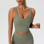 Sweltering - Reggiseno Yoga Sportivo Push Up per Donna | Crop Top Imbottito da Allenamento per Fitness e Running - immagine 5