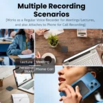 FoCase Rec CR1 - Registratore Vocale AI con Trascrizione e Archiviazione 64GB - immagine 2