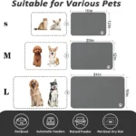 DryGuard™ - Tappetino Assorbente e Antiscivolo per Ciotole di Cani e Gatti - immagine 4