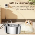 ROJECO PureFlow™ - Fontana Automatica in Acciaio Inox per Cani e Gatti - immagine 3