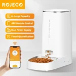 ROJECO – Dispenser Automatico di Cibo per Gatti e Cani con WiFi e Controllo Remoto