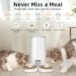 ROJECO – Dispenser Automatico di Cibo per Gatti e Cani con WiFi e Controllo Remoto - immagine 2