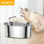 ROJECO PureFlow™ - Fontana Automatica in Acciaio Inox per Cani e Gatti