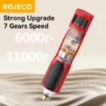 ROJECO TrimEase™ - Lima Elettrica per Unghie con LED e 7 Velocità Regolabili - immagine 2