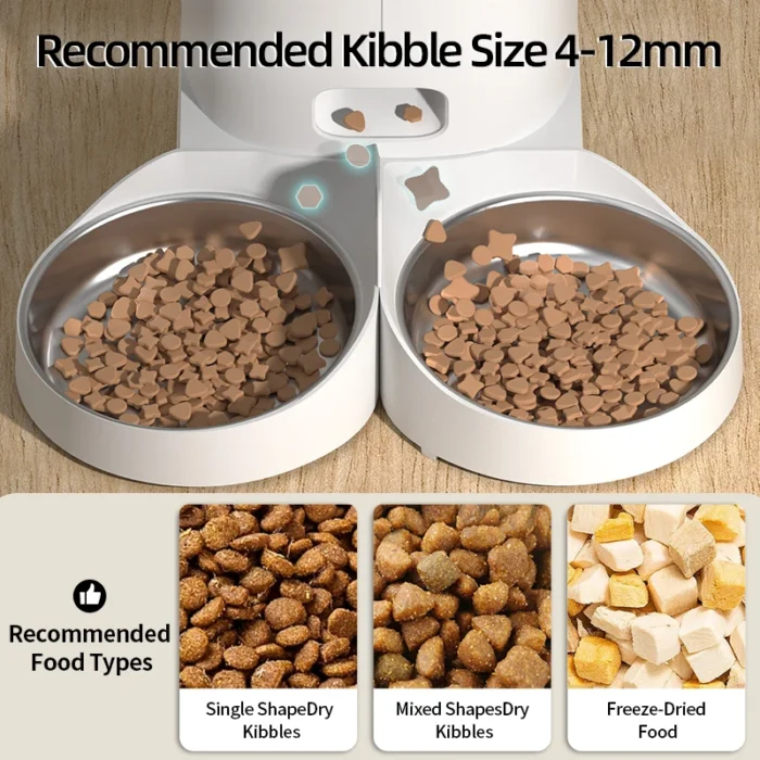 ROJECO SmartFeeder™ 4L - Dispenser Automatico WiFi per Cani e Gatti - immagine 6