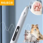 ROJECO – Tosatrice Professionale per Cani e Gatti con LED, Ricaricabile e Silenziosa