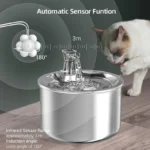 ROJECO PureFlow™ - Fontana Automatica in Acciaio Inox con Filtri per Cani e Gatti - immagine 2