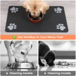 SpillGuard™ - Tappetino Assorbente Impermeabile per Ciotole di Cani e Gatti - immagine 3