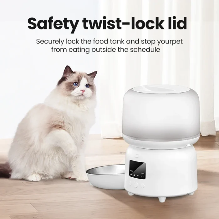 ROJECO SmartFeeder™ - Dispenser Automatico WiFi per Cibo di Cani e Gatti - immagine 5