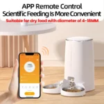 ROJECO – Dispenser Automatico di Cibo per Gatti e Cani con WiFi e Controllo Remoto - immagine 3