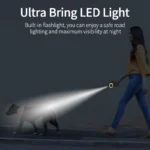 ROJECO GlowTrack™ - Guinzaglio Retrattile 3M con LED per Cani di Piccola e Media Taglia - immagine 6