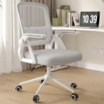 Naspaluro - Sedia da Ufficio Ergonomica con Braccioli Ribaltabili e Supporto Lombare