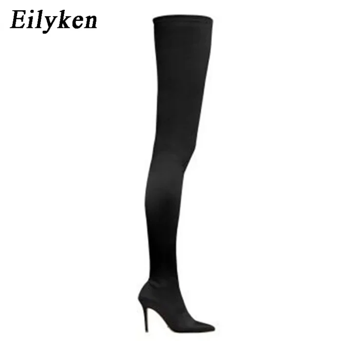 Eilyken – Stivali Over-the-Knee Elasticizzati, Sexy & Perfetti per la Discoteca - immagine 1